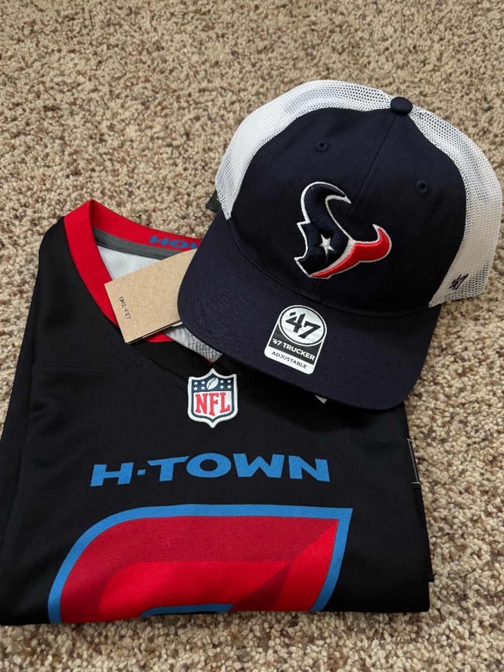 Houston Texans Nike C.J. Stroud #7 H-Town Black NFL Legend Jersey Men's Size L